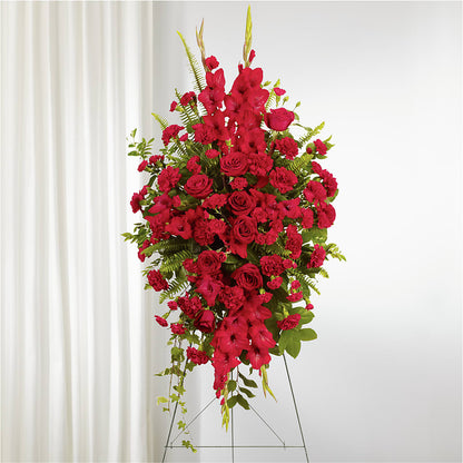From the Heart Standing Spray –  Landers Flowers, Savannah MO
