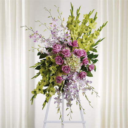 Lasting Legacy Standing Spray –  Landers Flowers, Savannah MO