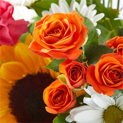 Sun-drenched Blooms Bouquet –  Landers Flowers, Savannah MO