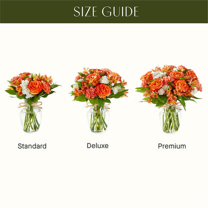 Apricot Glow Bouquet –  Landers Flowers, Savannah MO