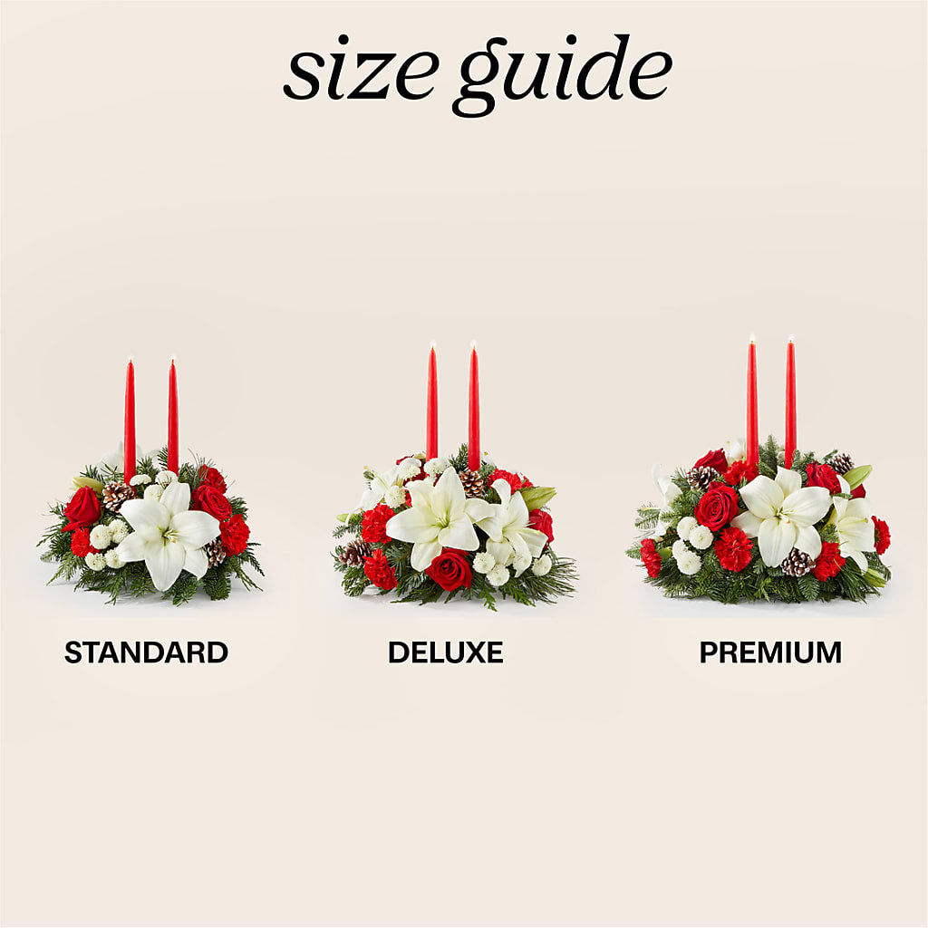 Seasonal Festivities Centerpiece –  Landers Flowers, Savannah MO