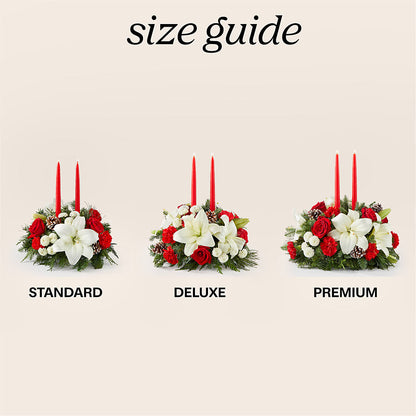 Seasonal Festivities Centerpiece –  Landers Flowers, Savannah MO