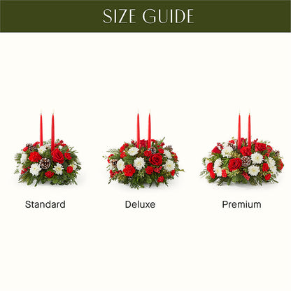 Holiday Soiree Centerpiece –  Landers Flowers, Savannah MO