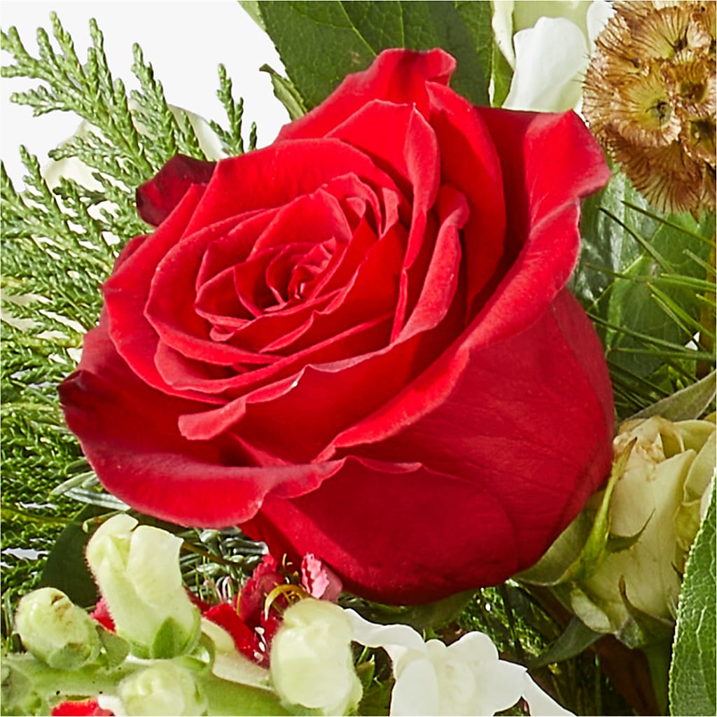 Deck the Halls Bouquet –  Landers Flowers, Savannah MO