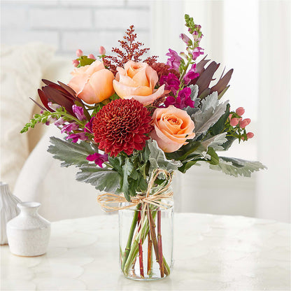 Moody Hues Bouquet –  Landers Flowers, Savannah MO