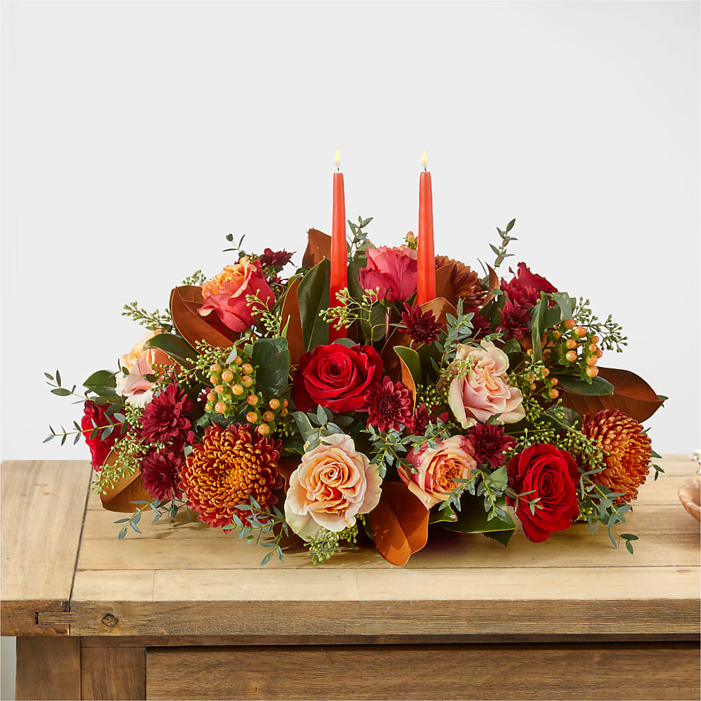Gather Near Centerpiece –  Landers Flowers, Savannah MO