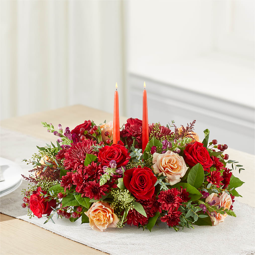 Most Thankful Centerpiece –  Landers Flowers, Savannah MO