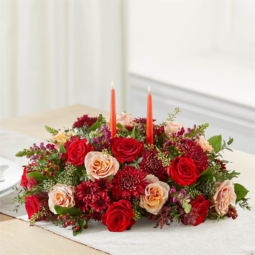 Most Thankful Centerpiece –  Landers Flowers, Savannah MO