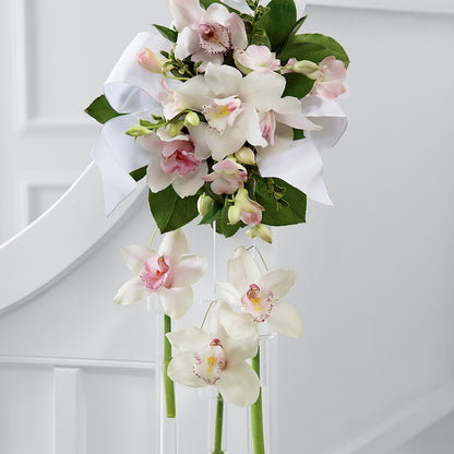 Perfect Entrance Pew Arrangement –  Landers Flowers, Savannah MO