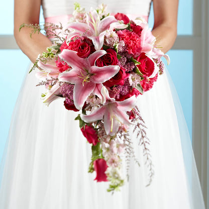 Lily & Rose Bouquet –  Landers Flowers, Savannah MO