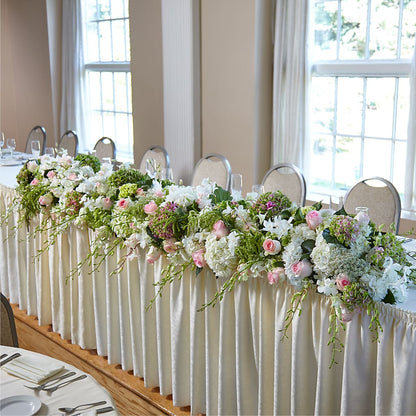 State of Joy Head Table Arrangement –  Landers Flowers, Savannah MO