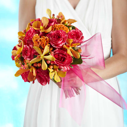 Brilliant Shades of Love Bouquet –  Landers Flowers, Savannah MO