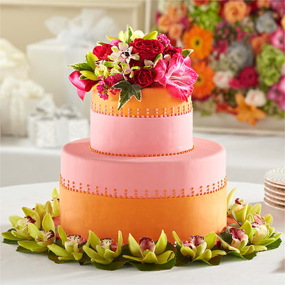 Sweet Citrus Cake Decor –  Landers Flowers, Savannah MO