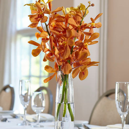 Orange Mokara Bud Vase –  Landers Flowers, Savannah MO