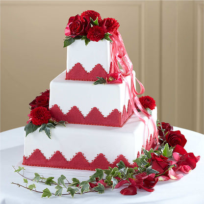 Forever Happiness Cake Decor –  Landers Flowers, Savannah MO
