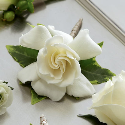Gardenia Boutonniere –  Landers Flowers, Savannah MO