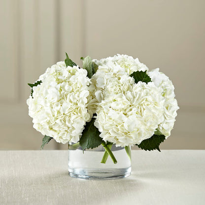 White Hydrangea Bouquet –  Landers Flowers, Savannah MO